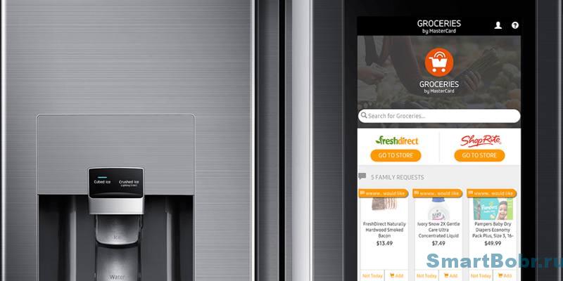 Умные холодильники Samsung Family Hub