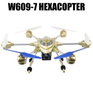 HUAJUN W609  -  7 5.8G FPV Pathfinder 2 6-осевой гироскоп 4.5CH 2.4G радиоуправляемый Hexacopter with 2.0MP HD с камерой 3D Eversion Aircraft - US Plug
