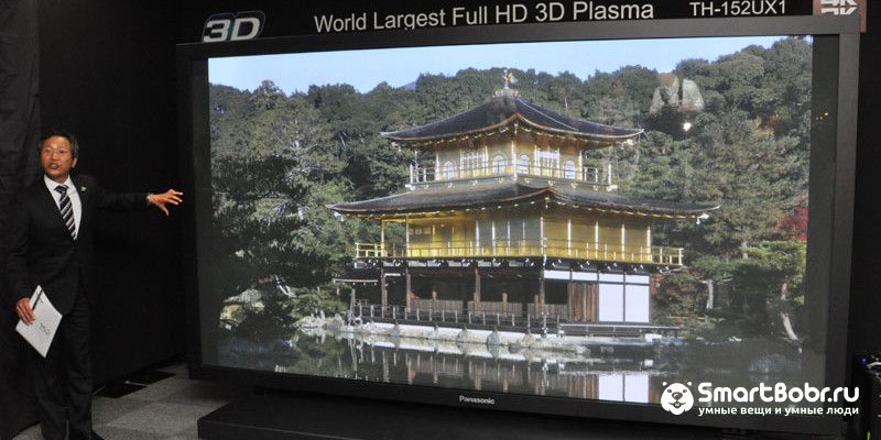 самый большой телевизор в мире Panasonic TH-152UX1