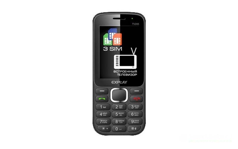смартфон на 3 сим-карты Explay TV245