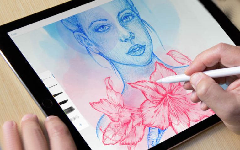 как рисовать на андроид с помощью Adobe Photoshop Sketch