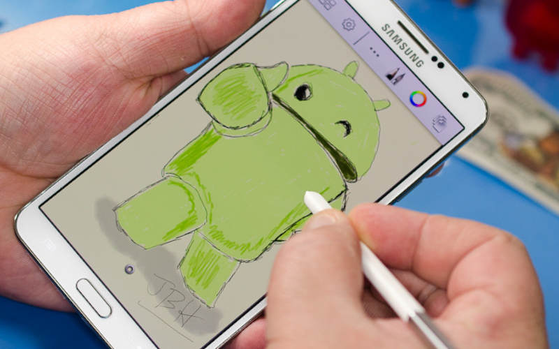 как рисовать на андроид с помощью SketchBook for Galaxy