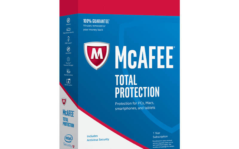 лучший антивирус для Windows 7, 8 и 10 McAfee Total Protection