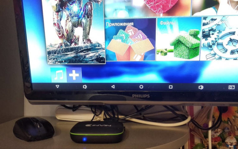 Обзор Android ТВ-приставки Invin IPC-002 - лаунчер