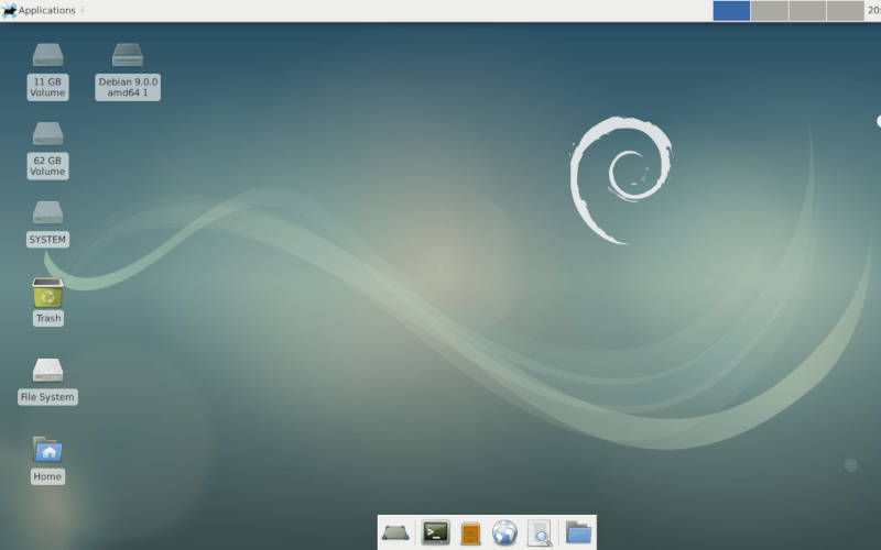 операционная система Debian на базе Linux