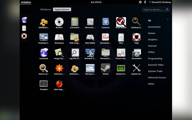 операционная система Steam OS на базе Linux